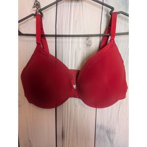 Women's Jessica Simpson red underwire sexy bra size 40D